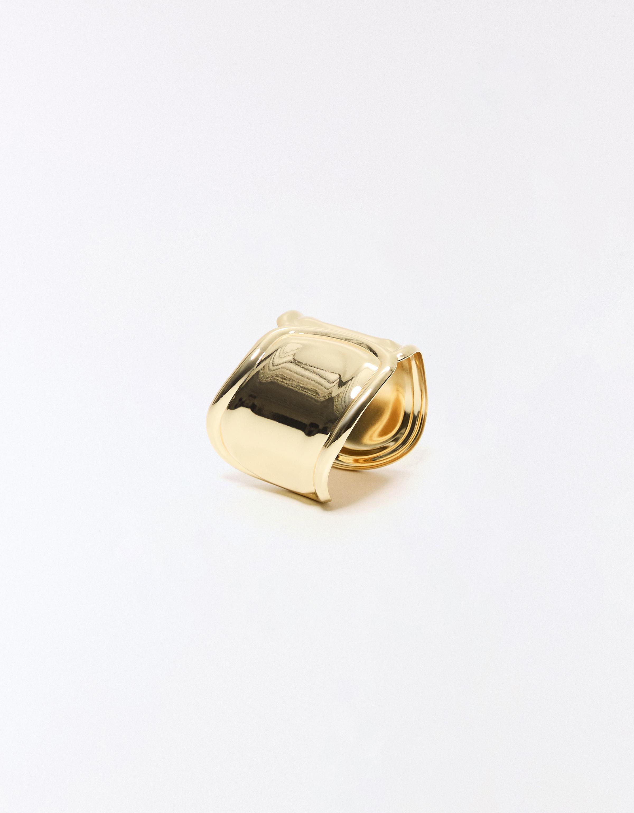 Bracelete liso dourado