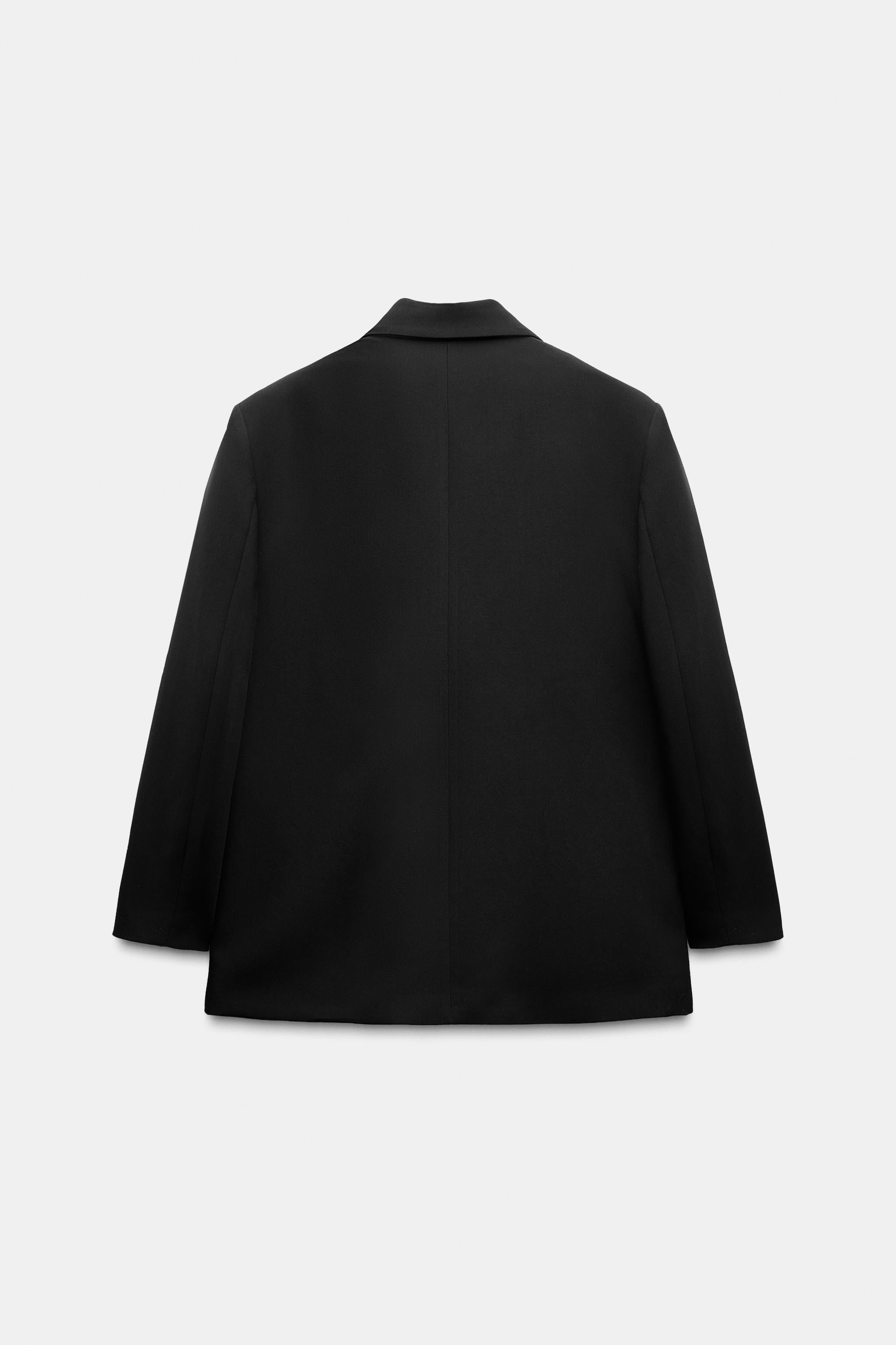 Blazer oversized trespassado preto