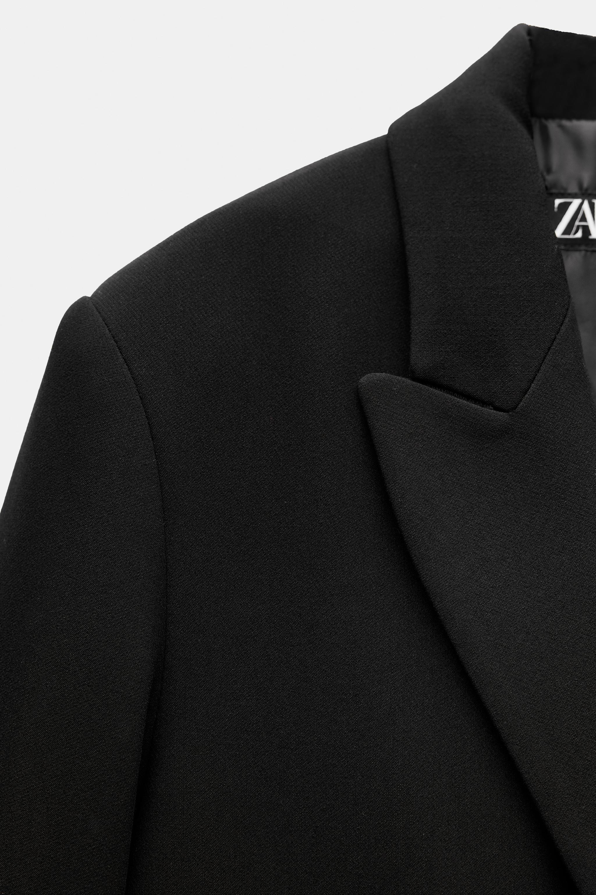 Blazer oversized trespassado preto