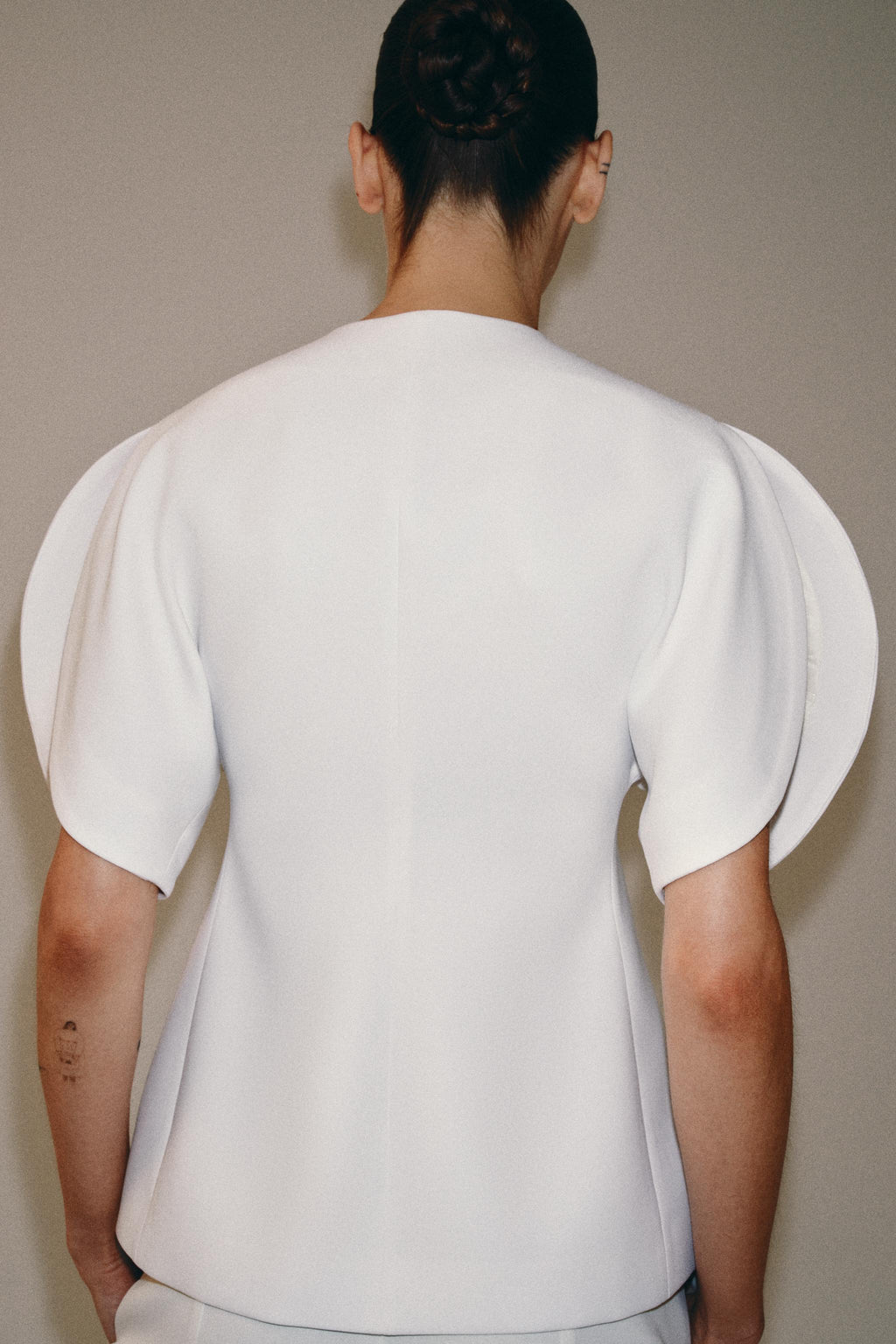 Top ZW Collection decote V branco